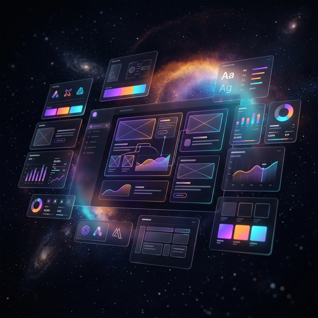 IDEON Creative Agency premium dashboard visual